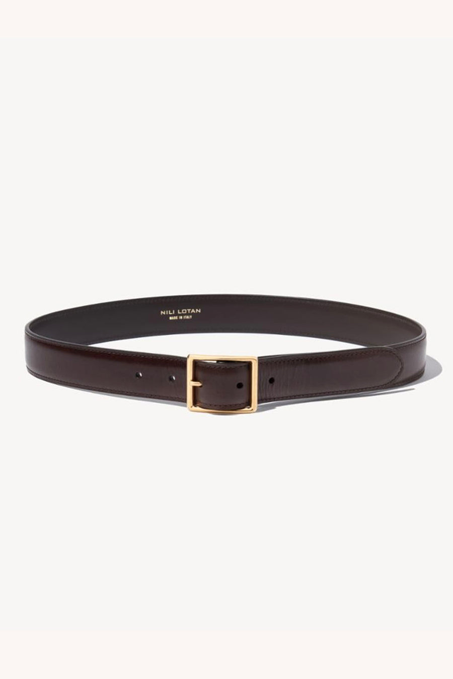 Gabriele Belt - Black with Antique Gold Buckle