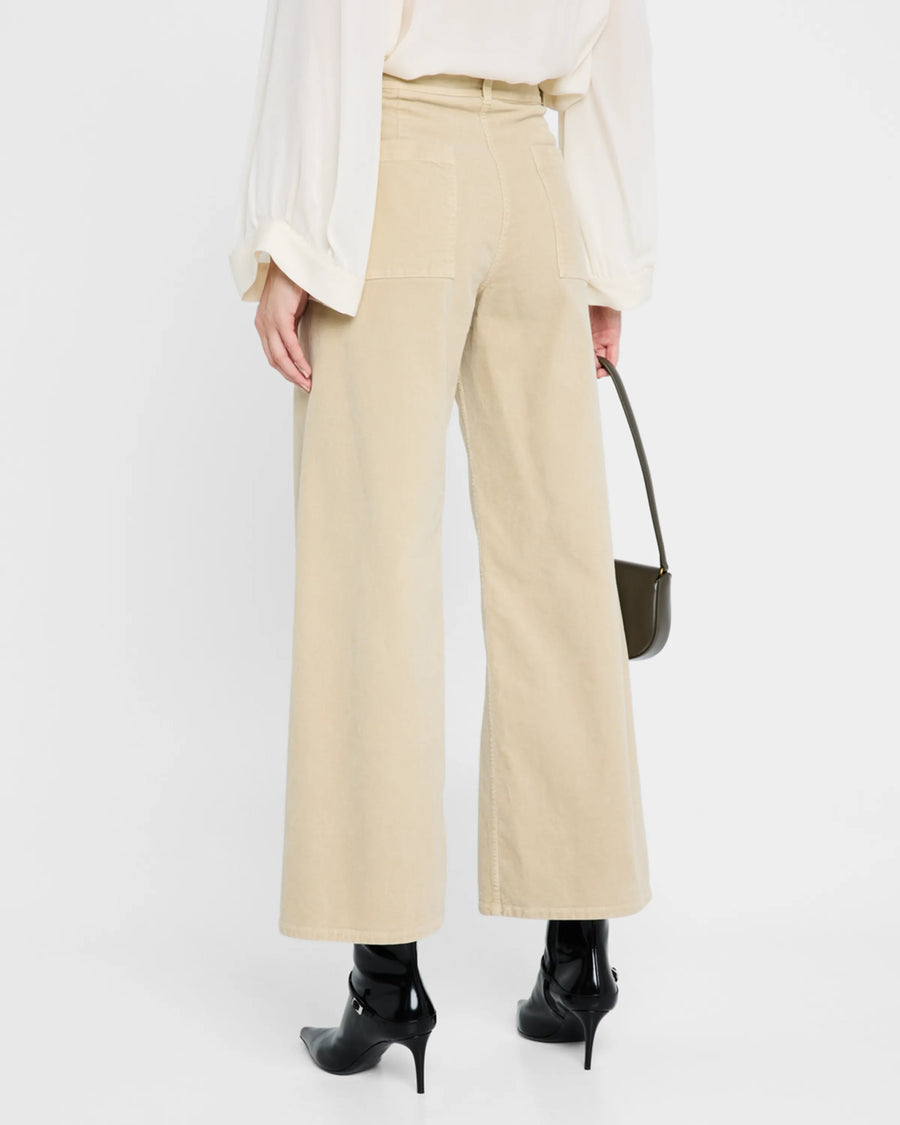 Megan Pant - Corduroy - Ecru