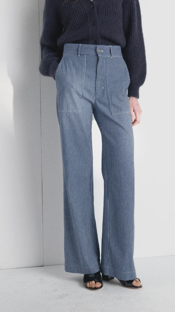 Grymes Pants - Denim Stripes