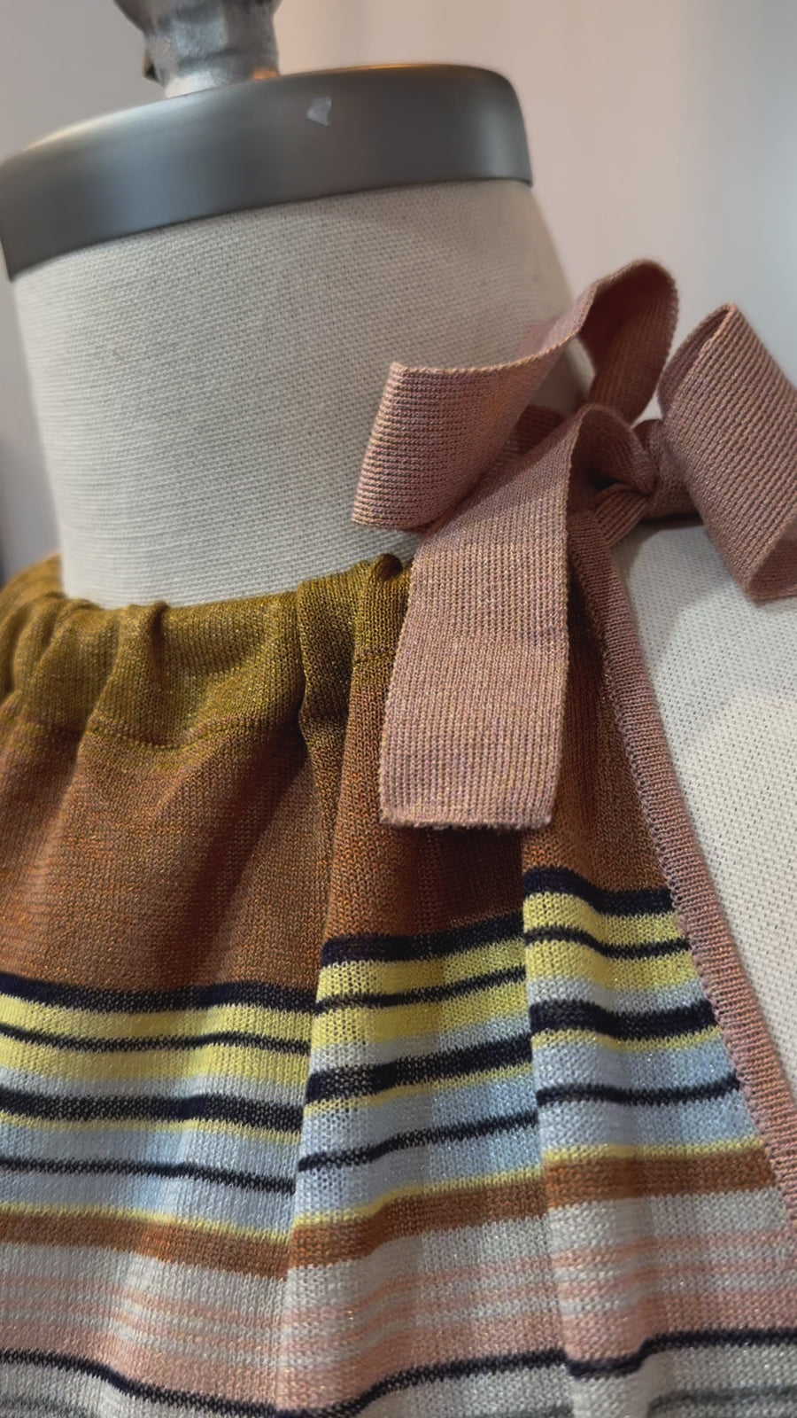 Coco Stripe Circle Skirt - Stripe