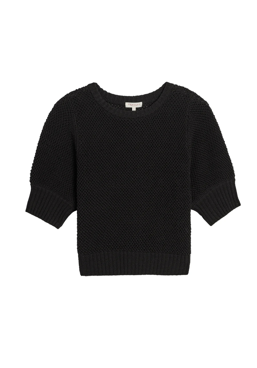 Sherry Cotton Top - Black