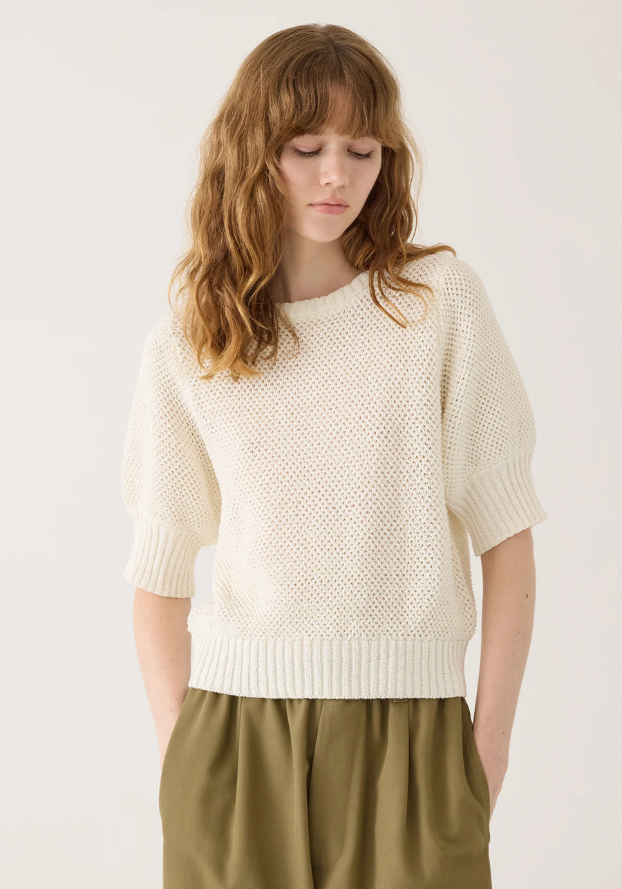 Sherry Cotton Top - White