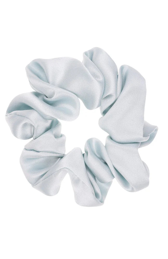 Medium Pony - Silk Charmeuse - Silk Charmeuse Baby Blue