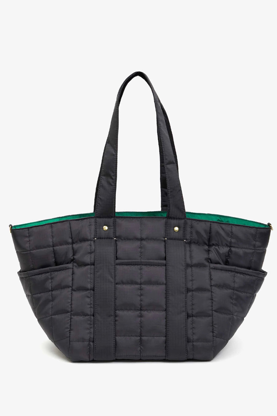 Le Box Tote Sportif - Black Quilted Ripstop