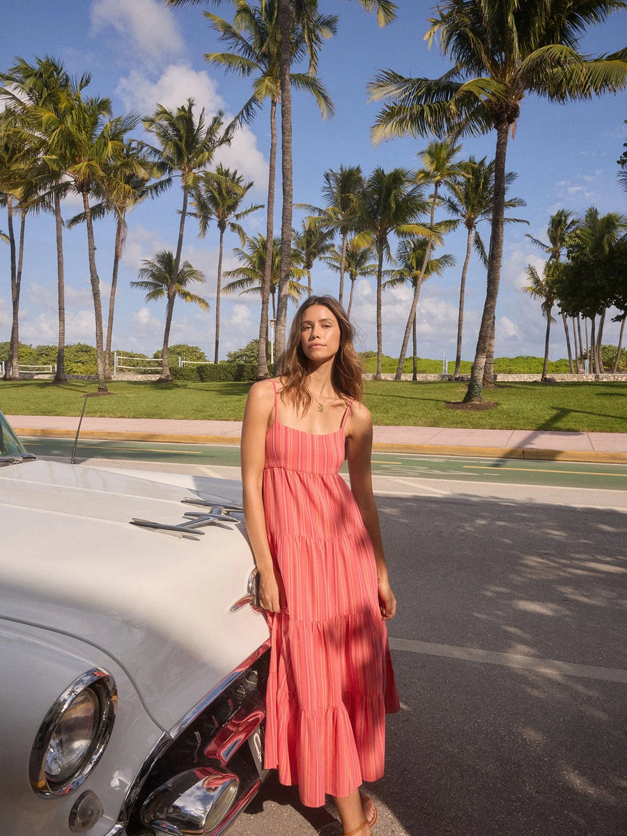 Hazel Dress - Sunset Rose