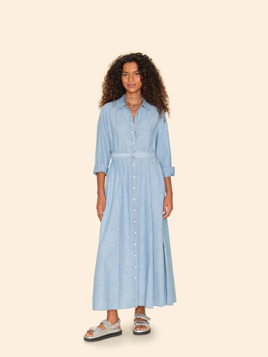 Bowen Dress - Dusty Blue