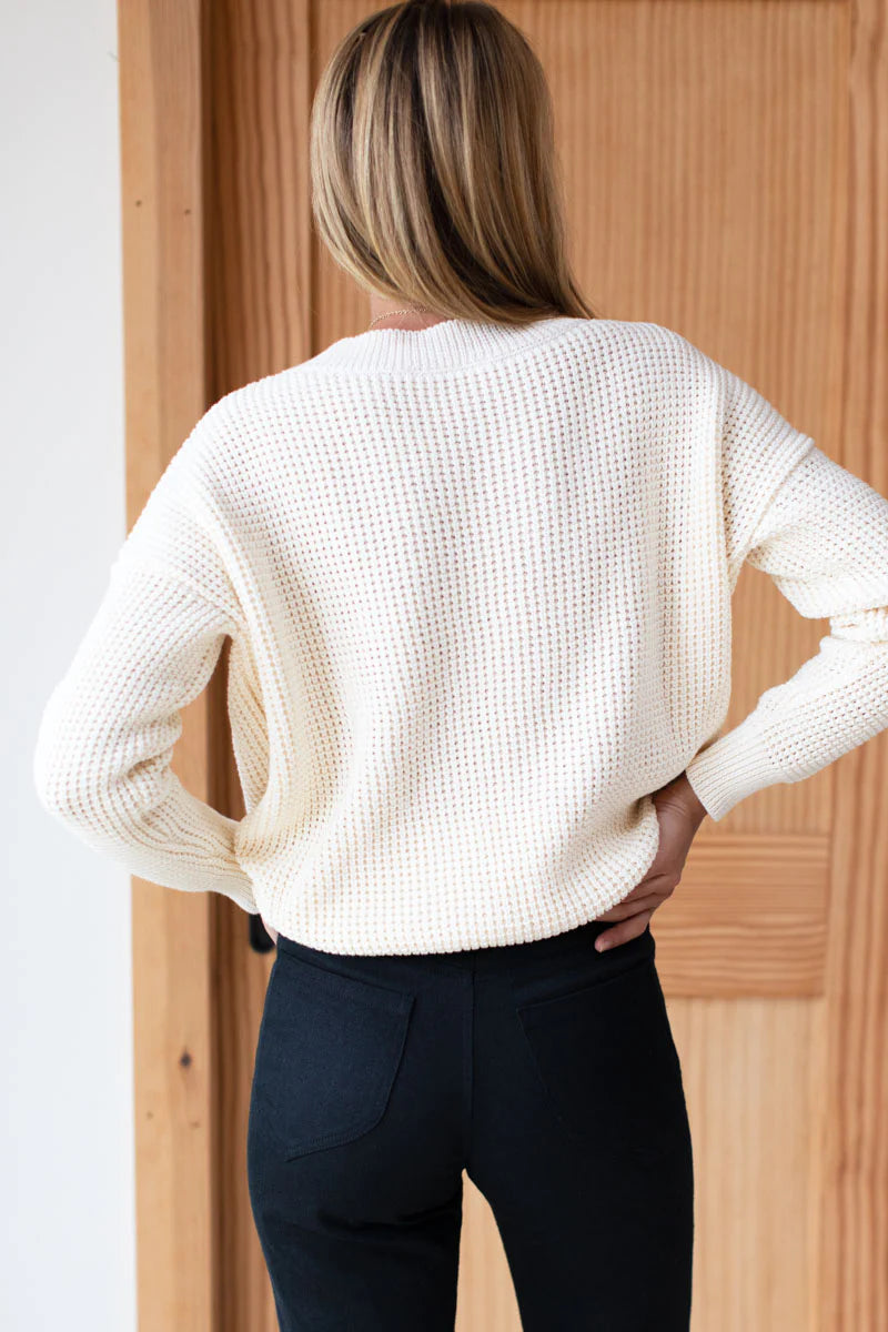 Daily Sweater - Ivory Organic