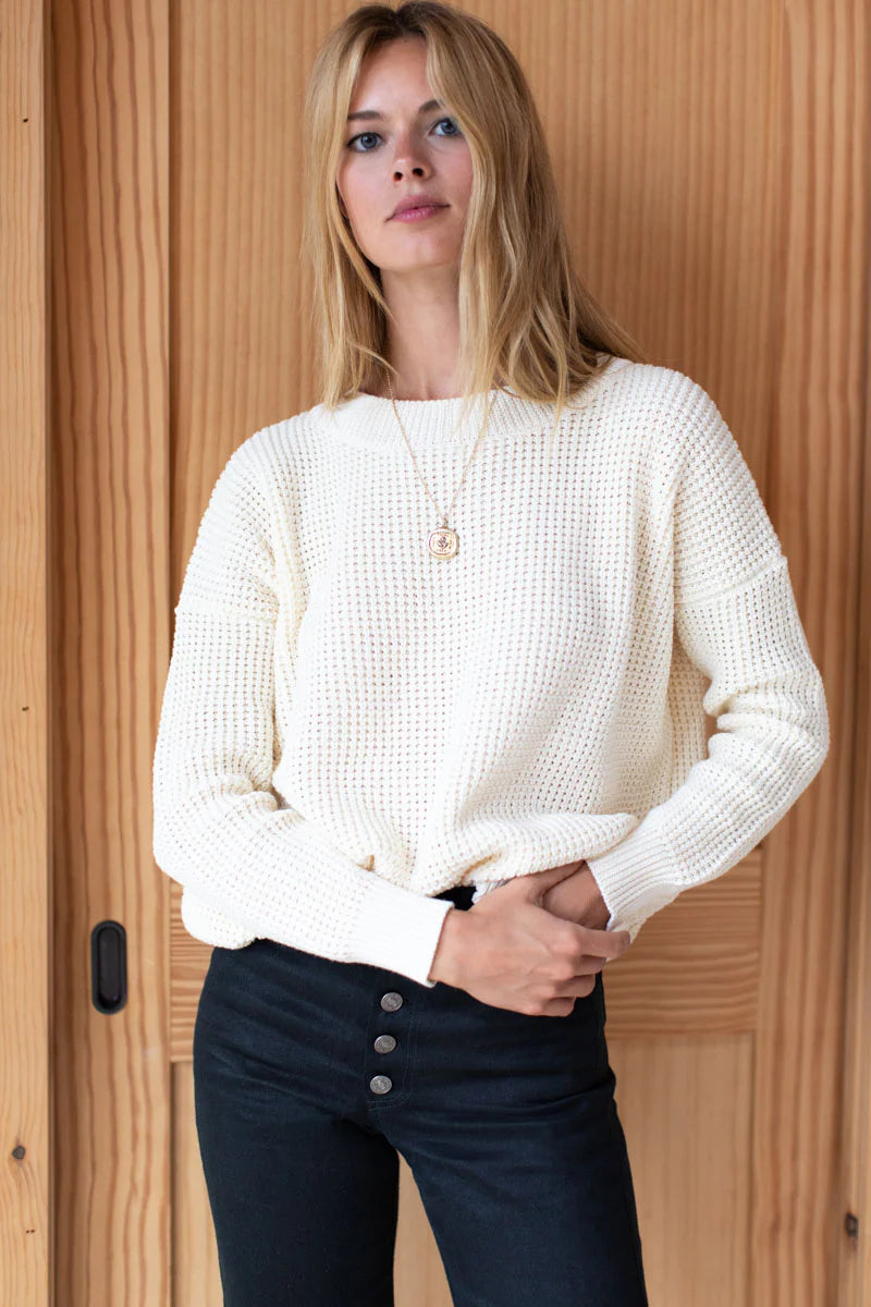 Daily Sweater - Ivory Organic