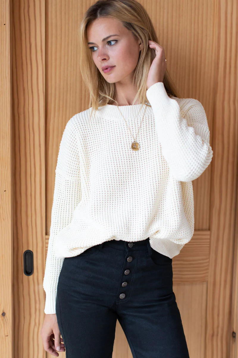 Daily Sweater - Ivory Organic