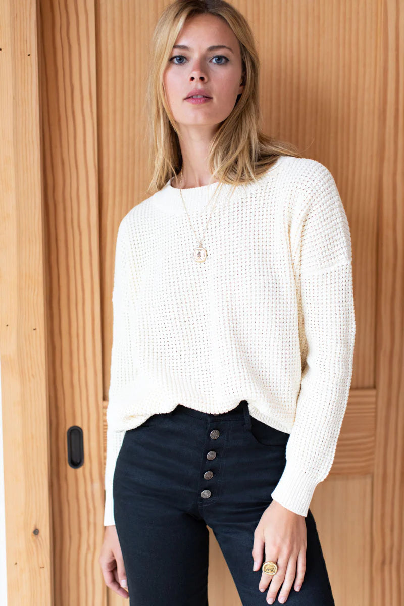 Daily Sweater - Ivory Organic
