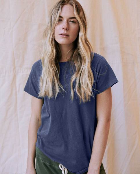 The Slim Tee - Washed Navy