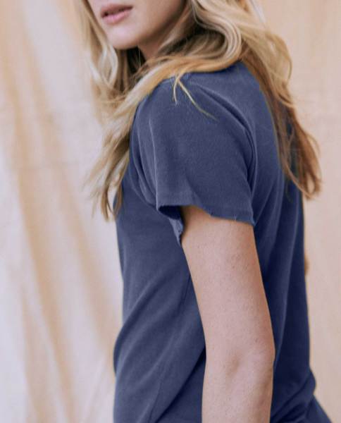 The Slim Tee - Washed Navy