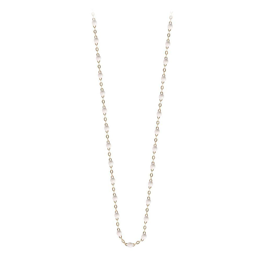 16.5" Classic Gigi Necklace - White + Yellow Gold