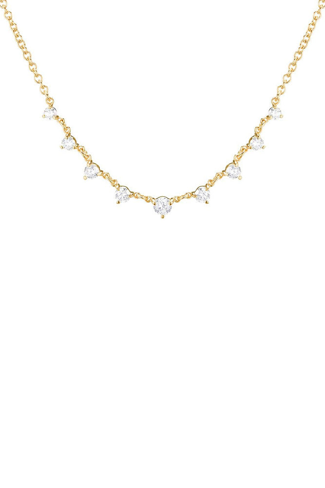 Carbon & Hyde 14K Yellow Gold Diamond Padlock Necklace