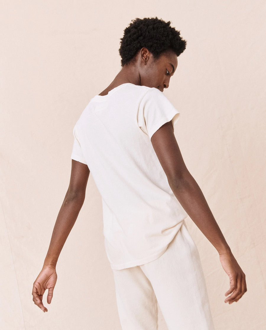 The Slim Tee - Washed White